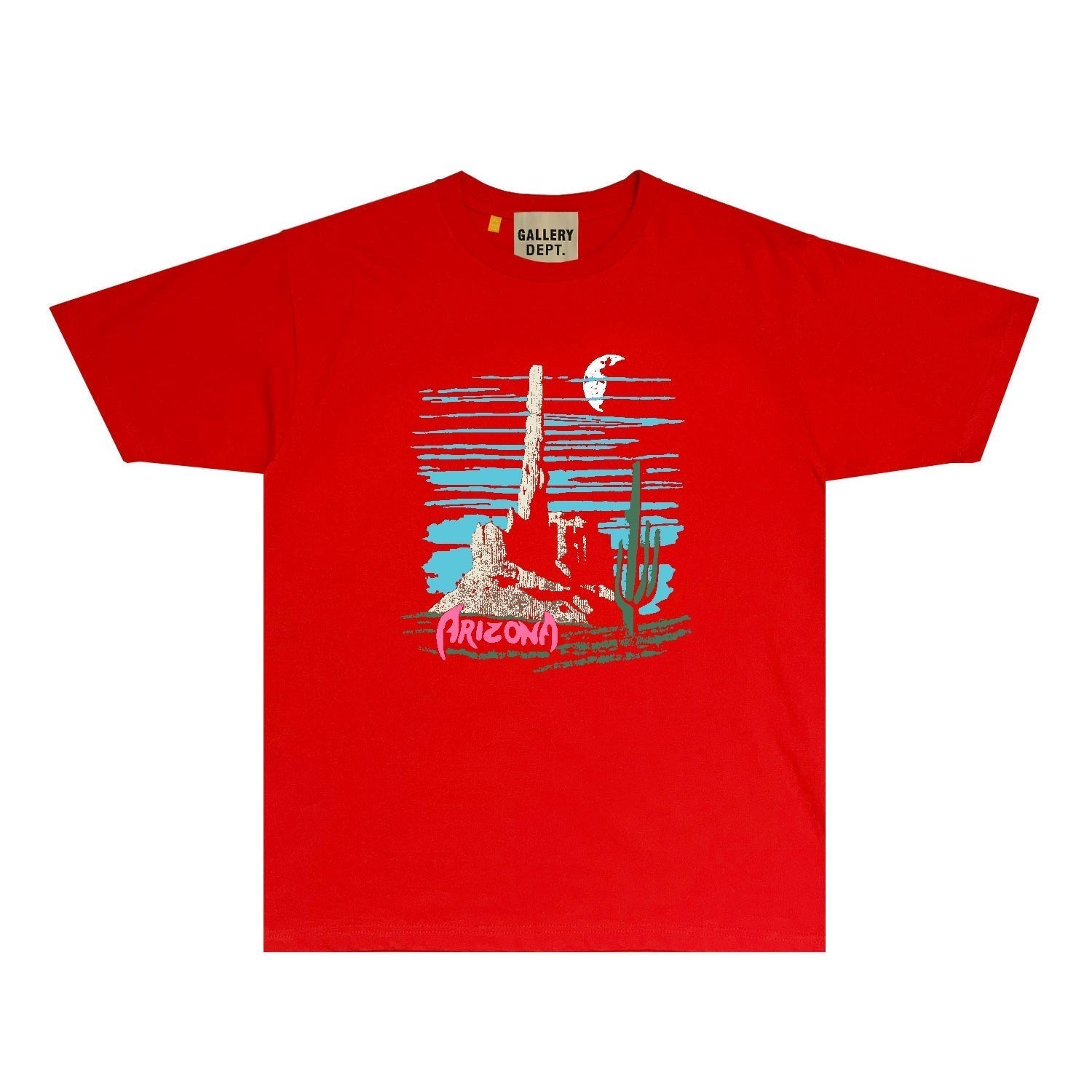 Gallery Dept T Shirt Retro Printed Loose Short-Sleeved Shirt