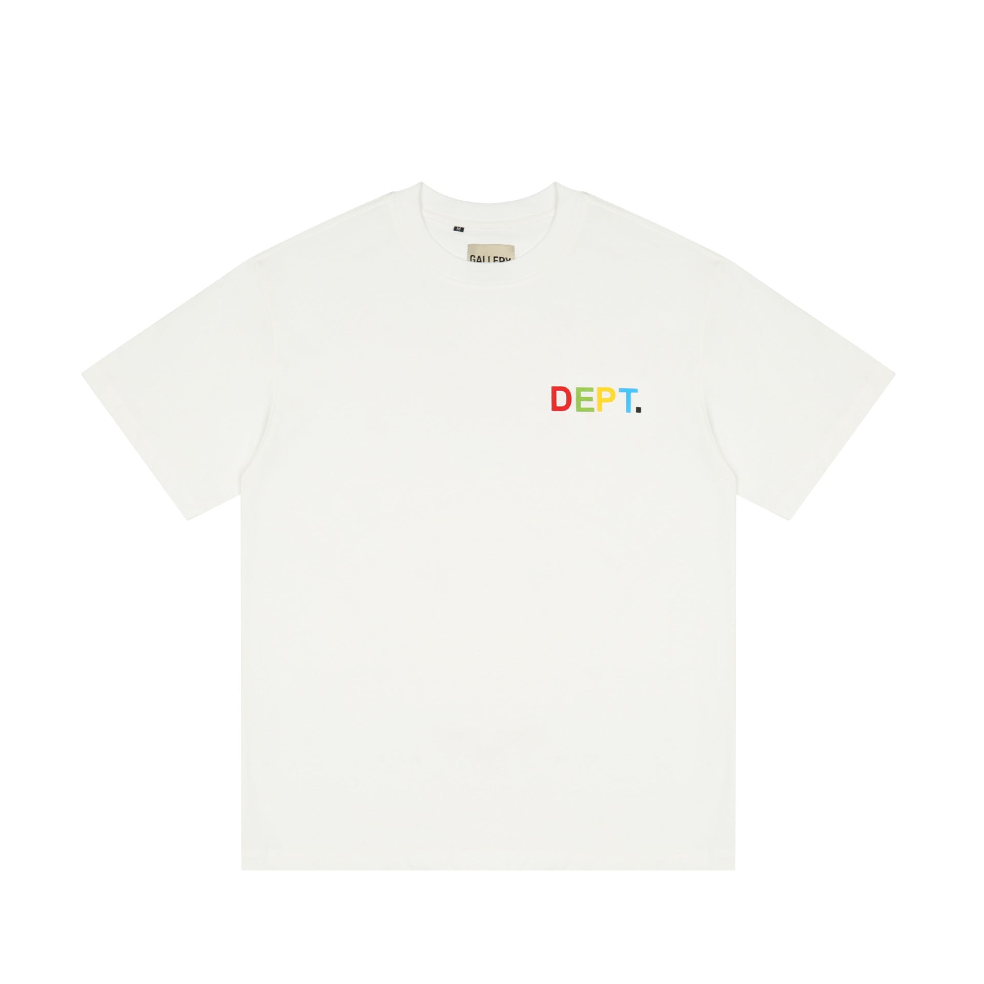 Gallery Dept T-shitrs Vintage Color Print plus Size Short Sleeve